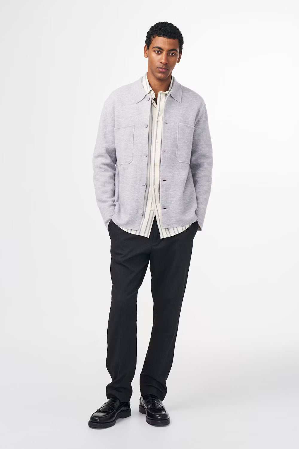 NN07 Jonas Boiles Wool Overshirt