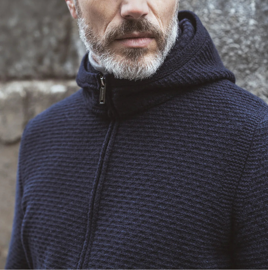 Phil Petter Sporty Hooded Zip Up Relaxed Fit Jacket