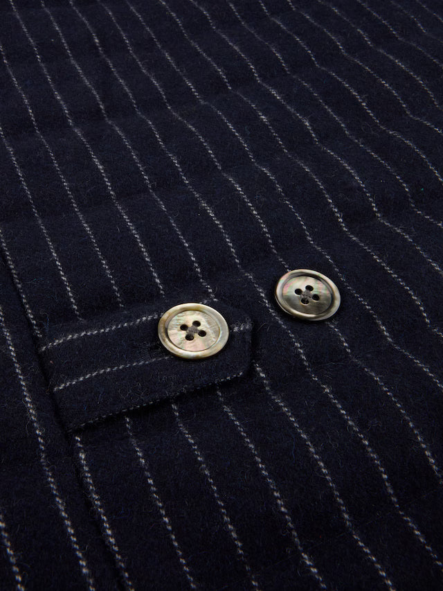 Stenstroms Wool Blend Pinstripe Vest