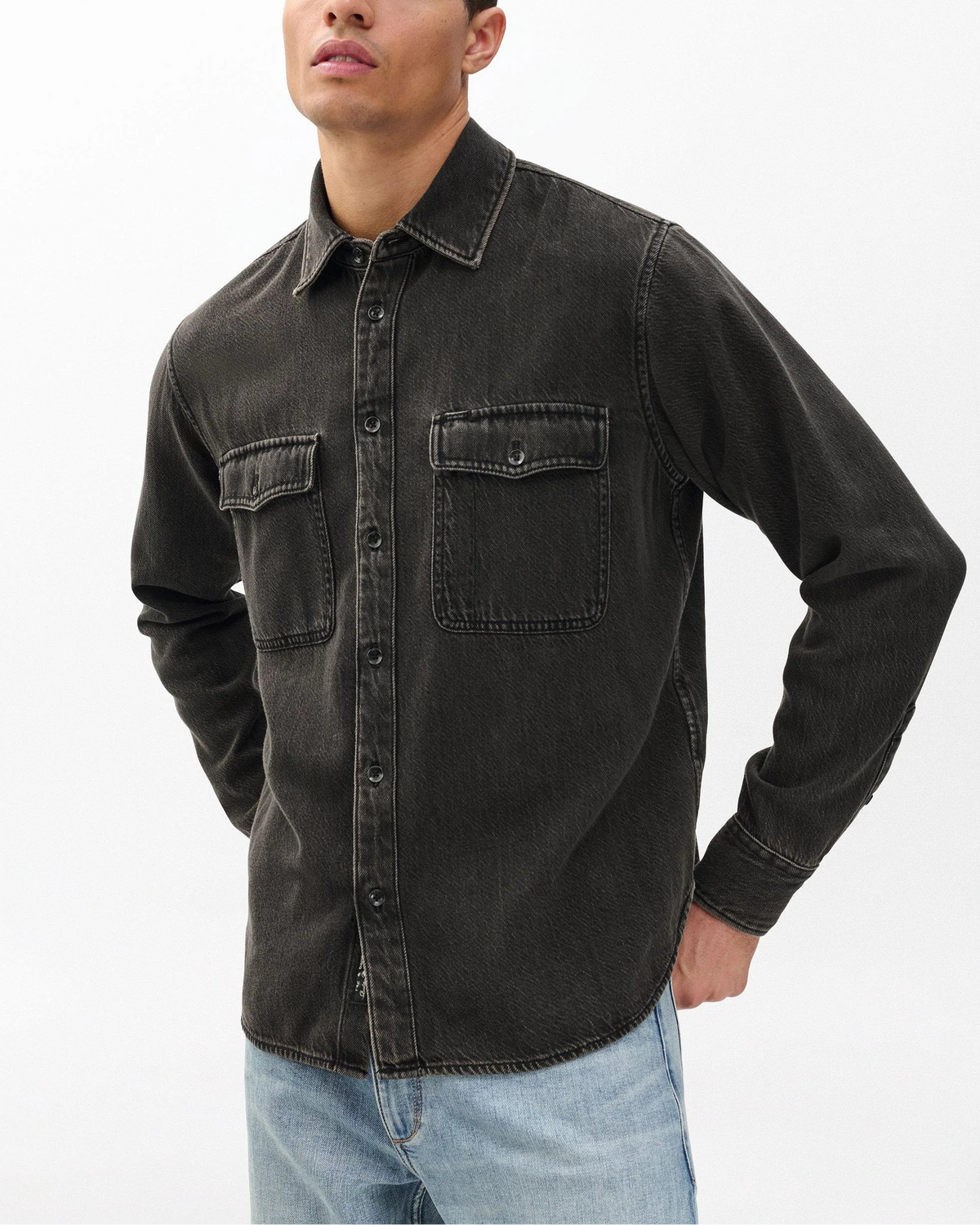 Rag and Bone Jack Infuse Denim Ultra Featherweight Shirt