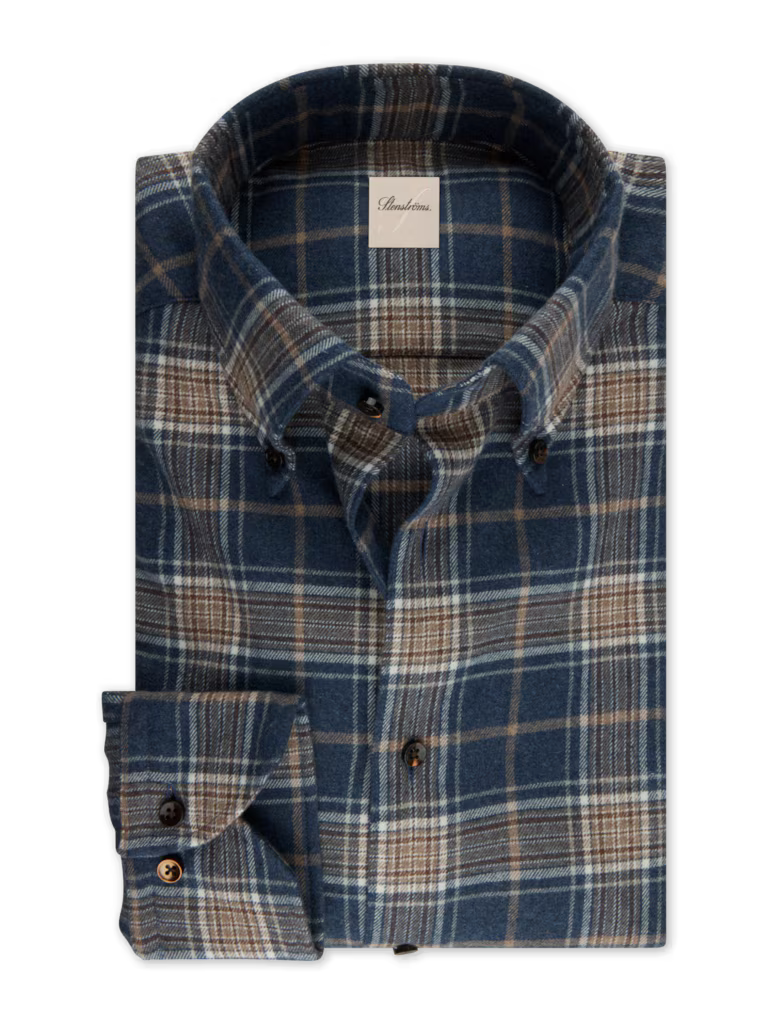 Stenstroms Cotton Flannel Plaid Shirt