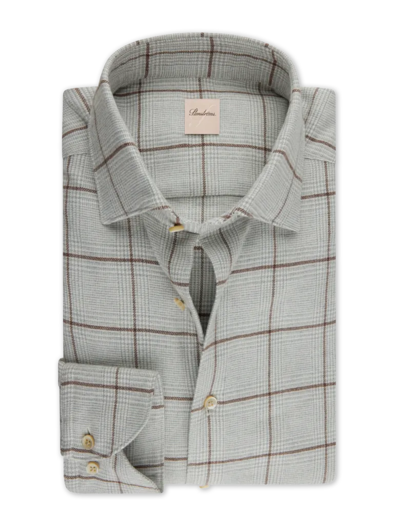 Stenstroms Cotton Flannel Check Shirt