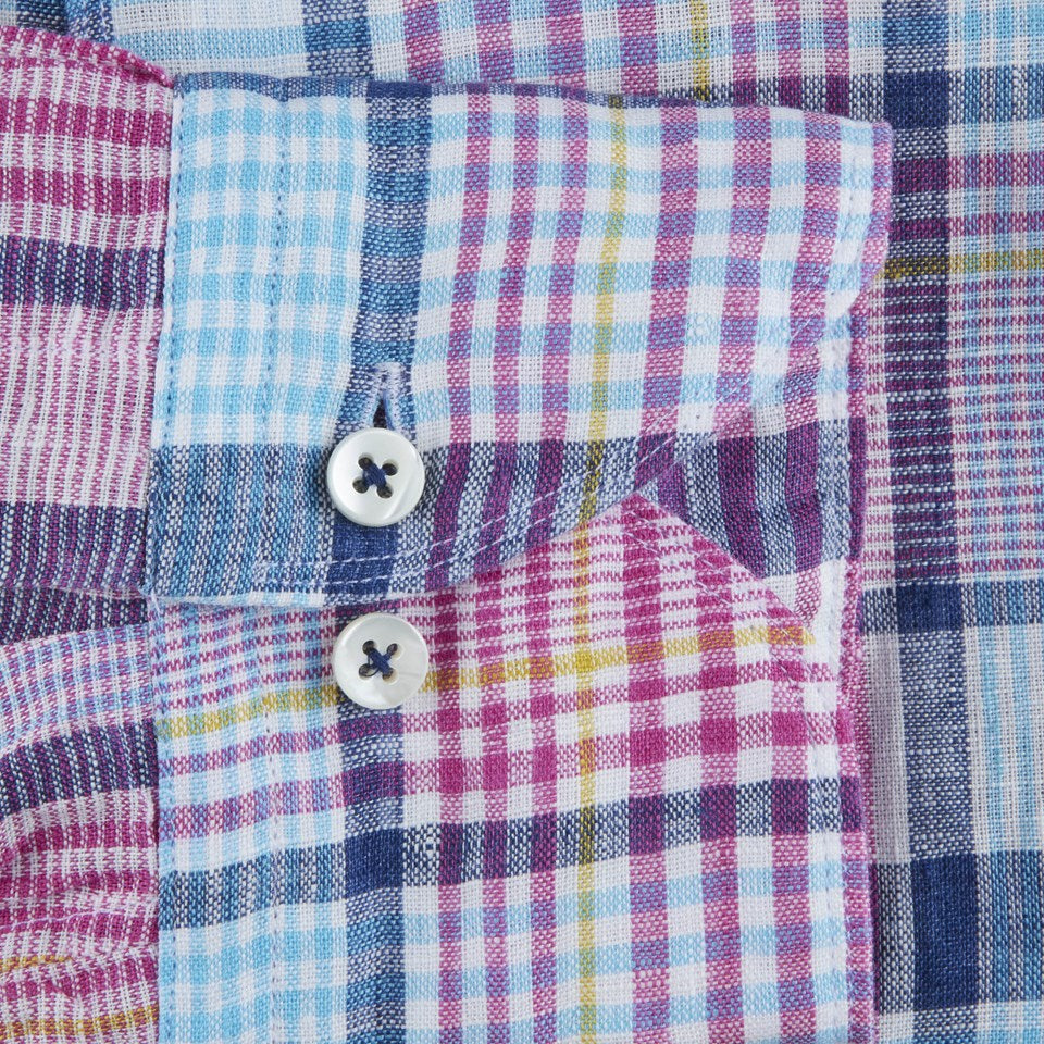 Stenstroms Checked Linen Shirt
