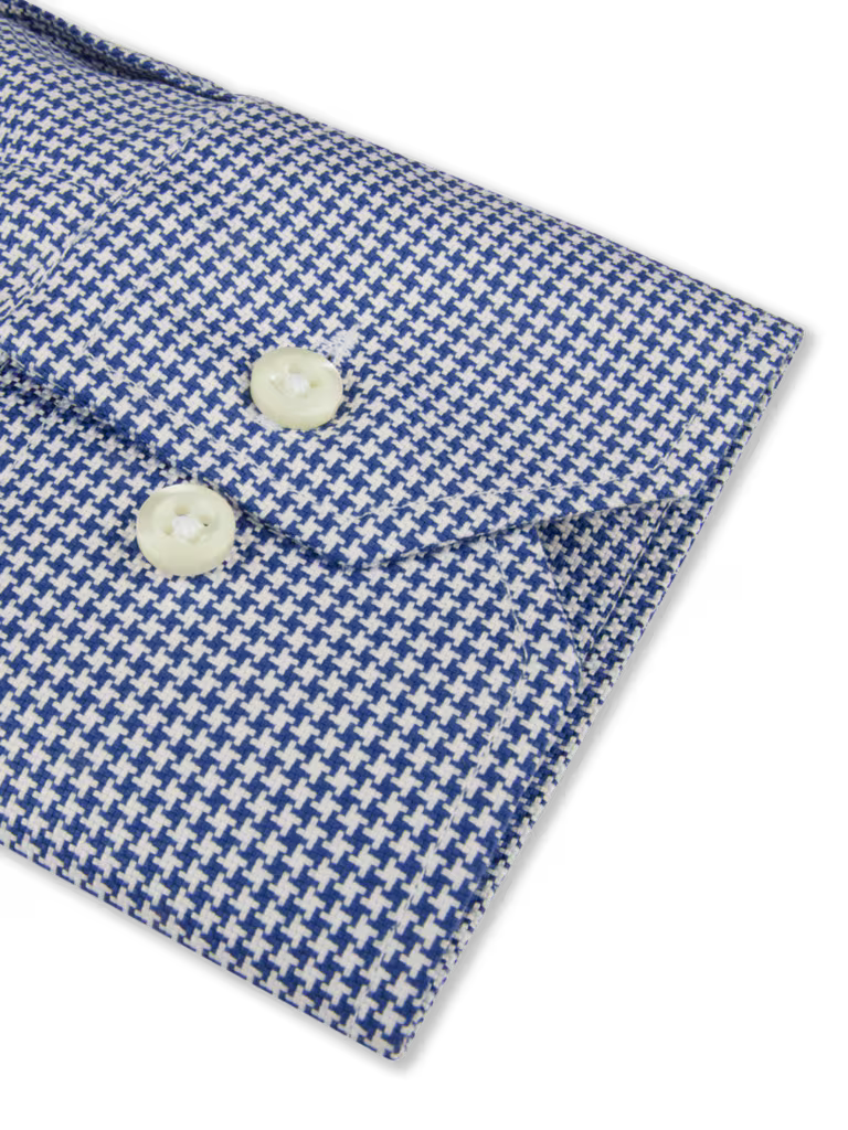 Stenstroms Houndstooth Oxford Shirt