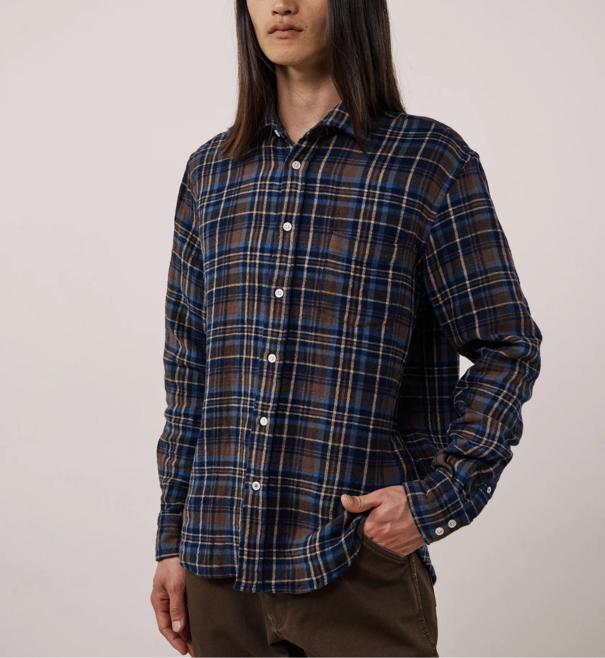 Hartford Paul Double Faced Checked Shirt