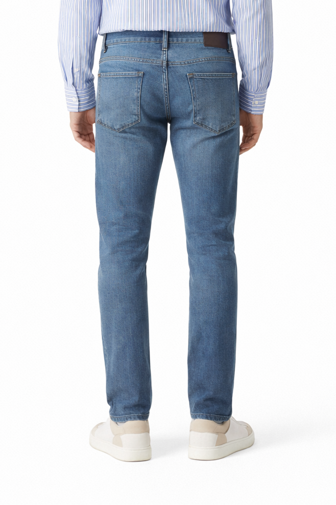 Paige Federal Transcend Slim Straight Jean