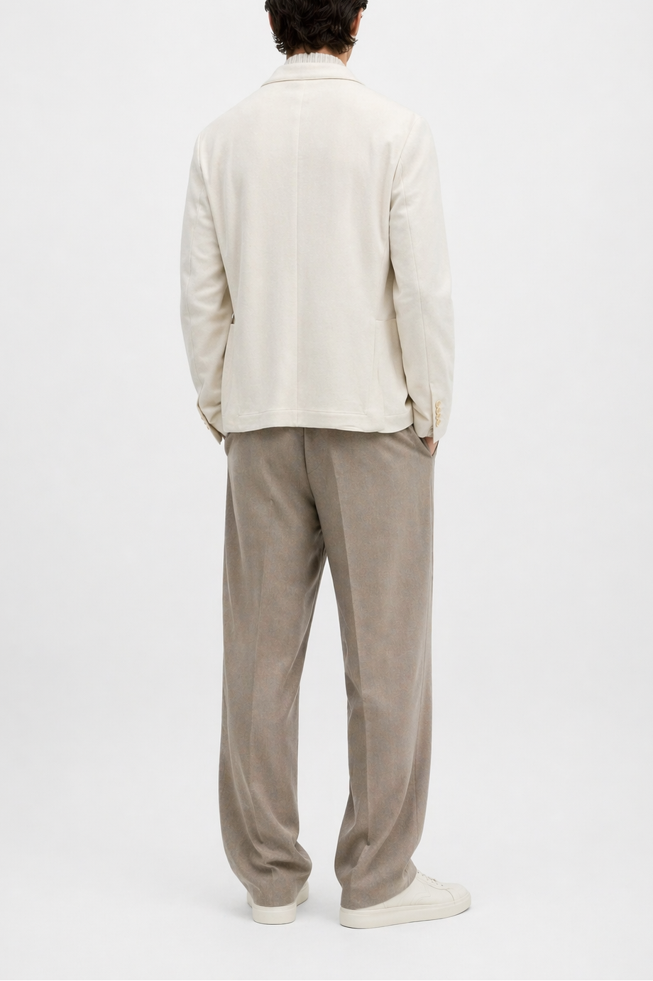 Eleventy Cotton/Linen Blend Slim Fit Jacket