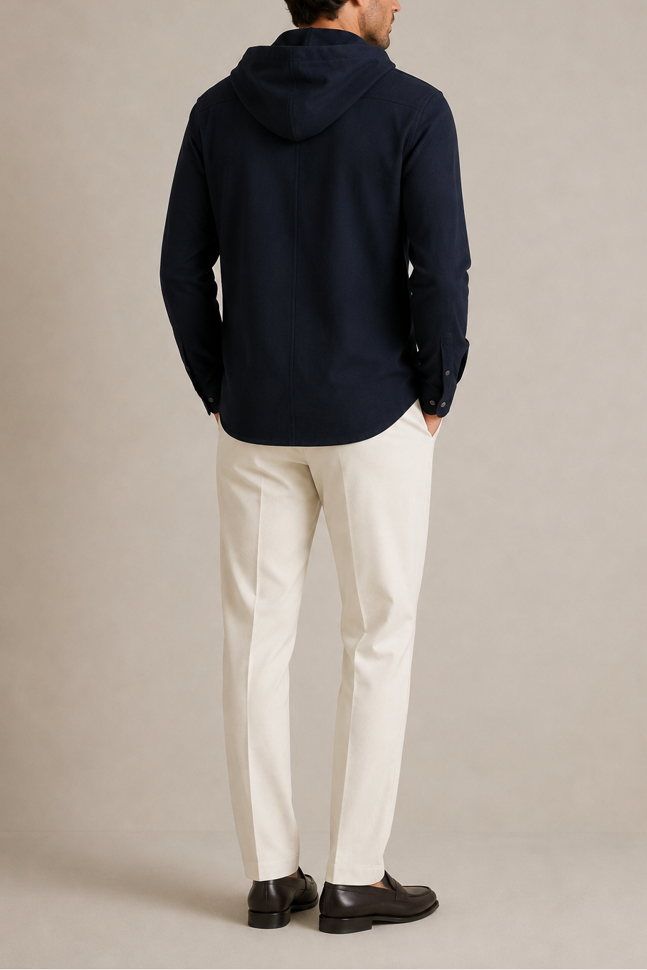 Pescarolo Daytona Wool Hooded Shirt Jacket
