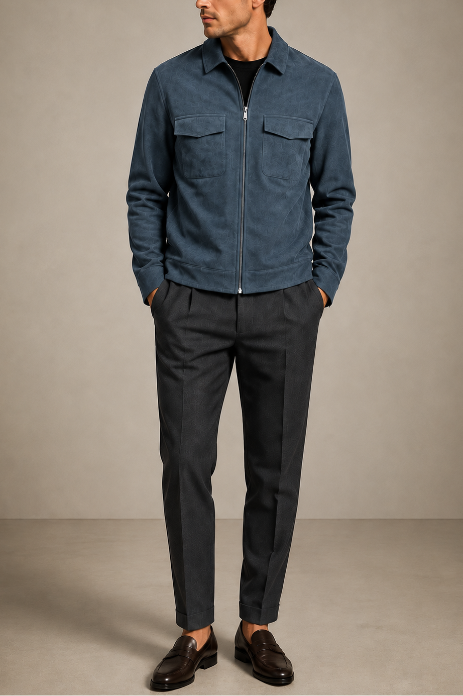Pescarolo Urus Classic Short Tecno Jersey Zip Jacket