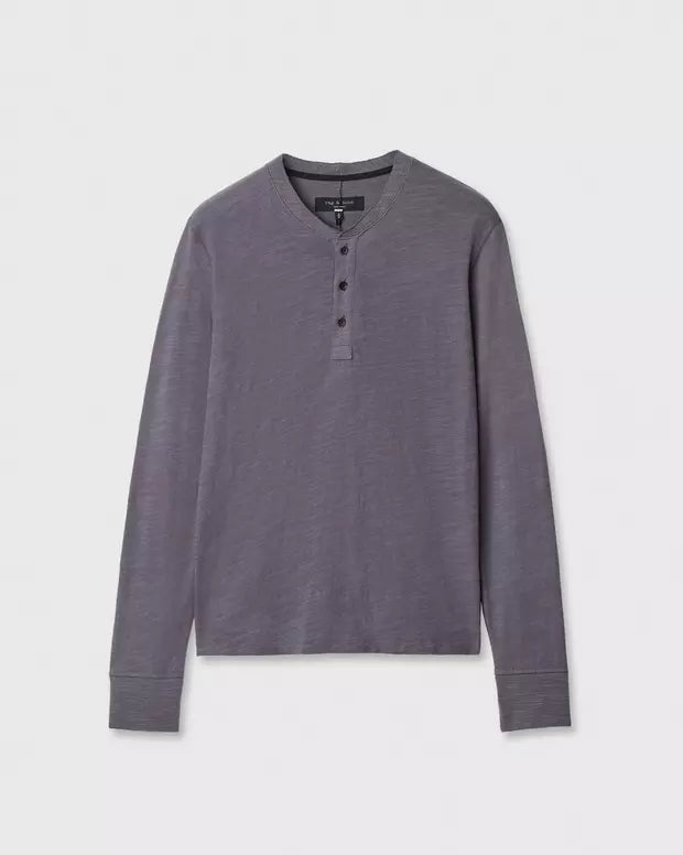 Rag & Bone Classic L/S Slub Henley