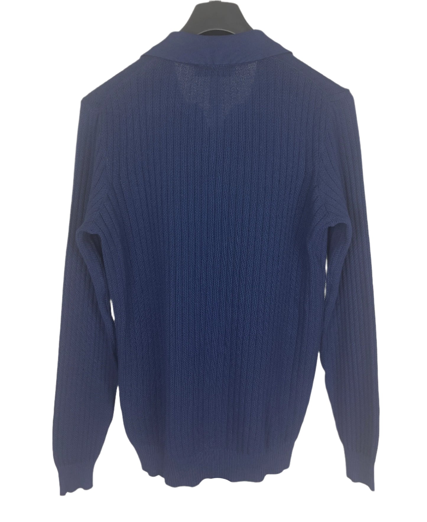 Ferrante Johnny Collar Long Sleeve Top