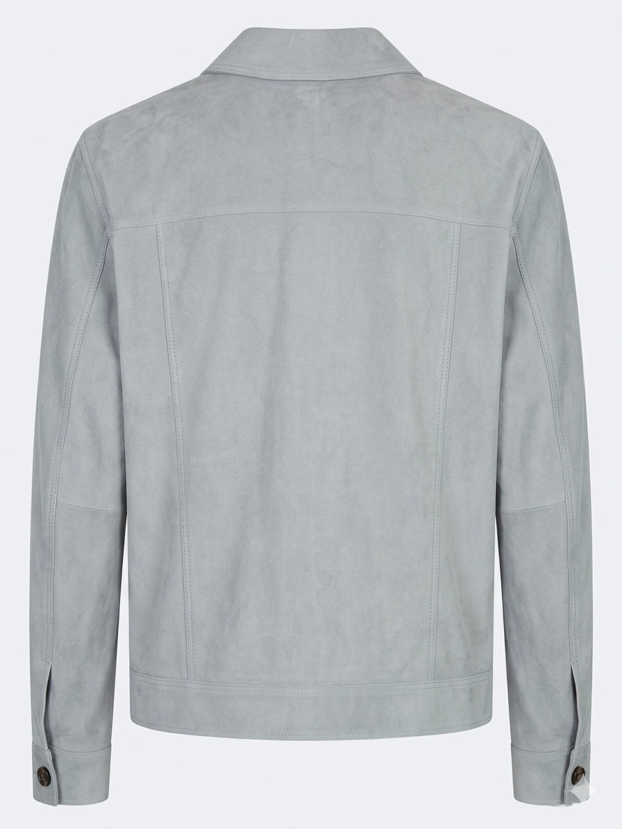 Eleventy Ts Waxed Suede Jacket