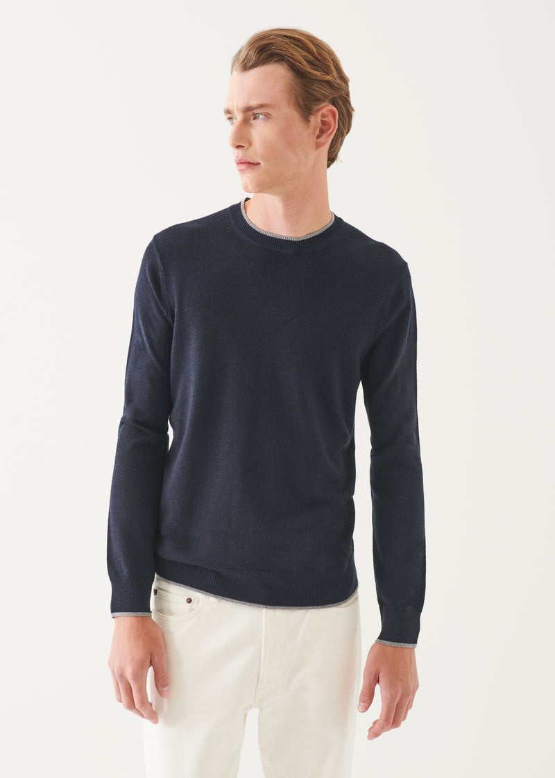 Patrick Assaraf Extra fine Merino L/S Crew