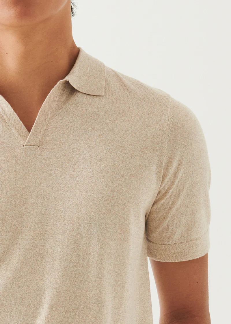 Patrick Assaraf S/S Cupro Tipped Polo