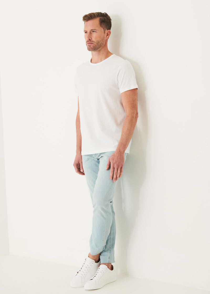 Patrick Assaraf Mercerized Crew T-Shirt