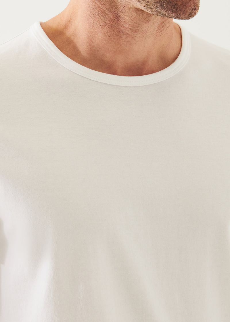 Patrick Assaraf Mercerized Crew T-Shirt