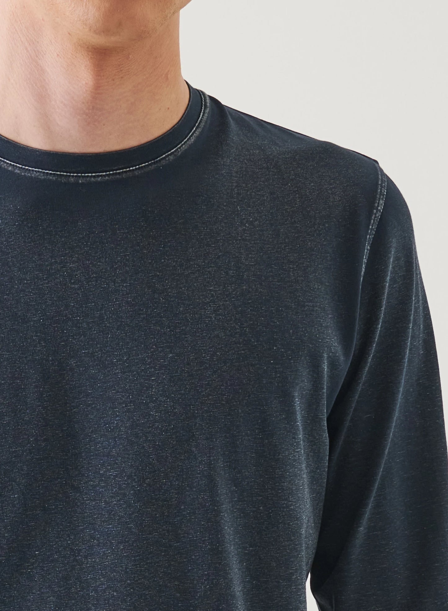 Patrick Assaraf L/S Pima Vintage Crew