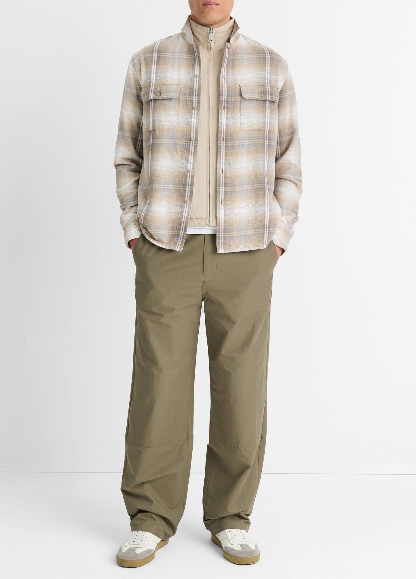 Vince Saguaro Plaid L/S Shirt