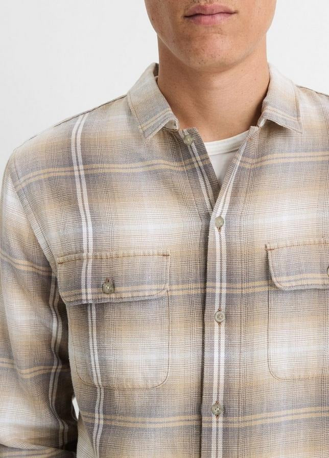 Vince Saguaro Plaid L/S Shirt