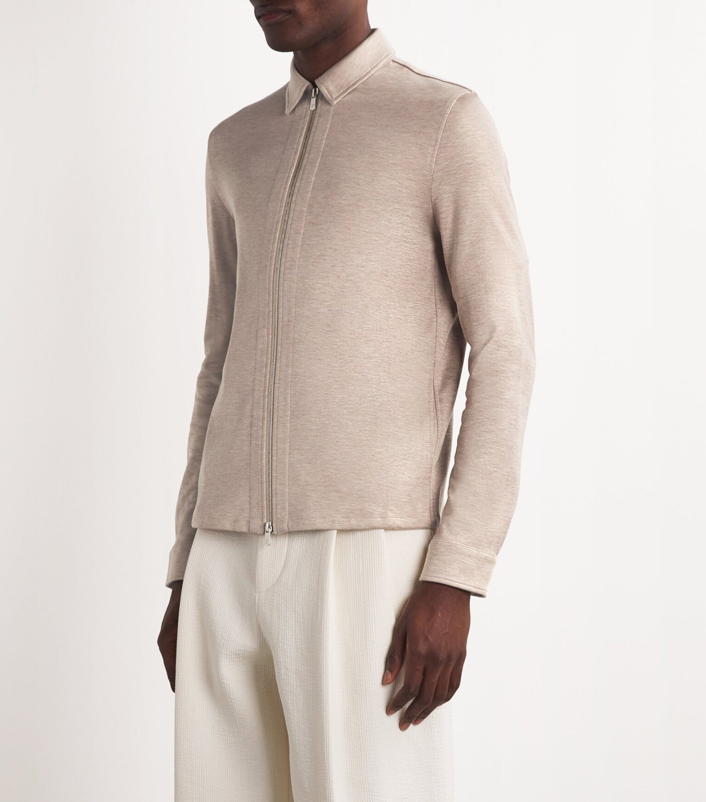 Pescarolo Avi Cotton Blend Zip Jacket
