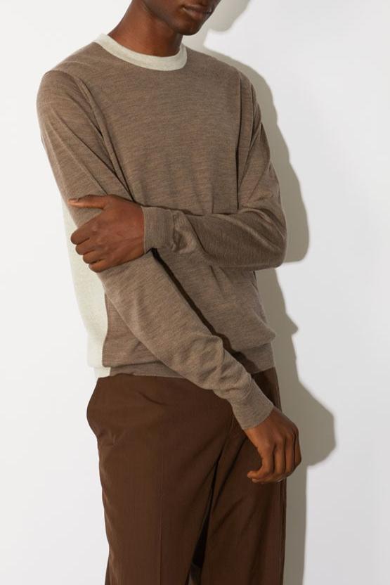 John Smedley Claude Color Block Pullover