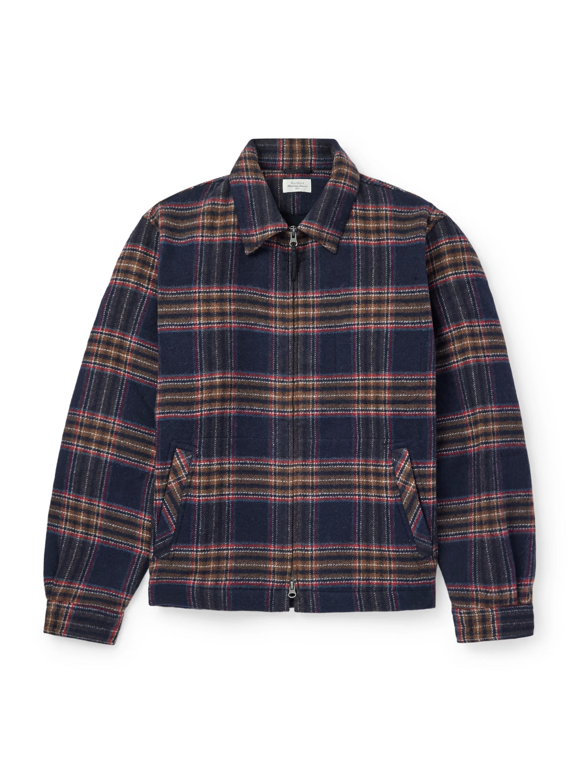 Hartford Dave Wool Blend Full Zip Jacket