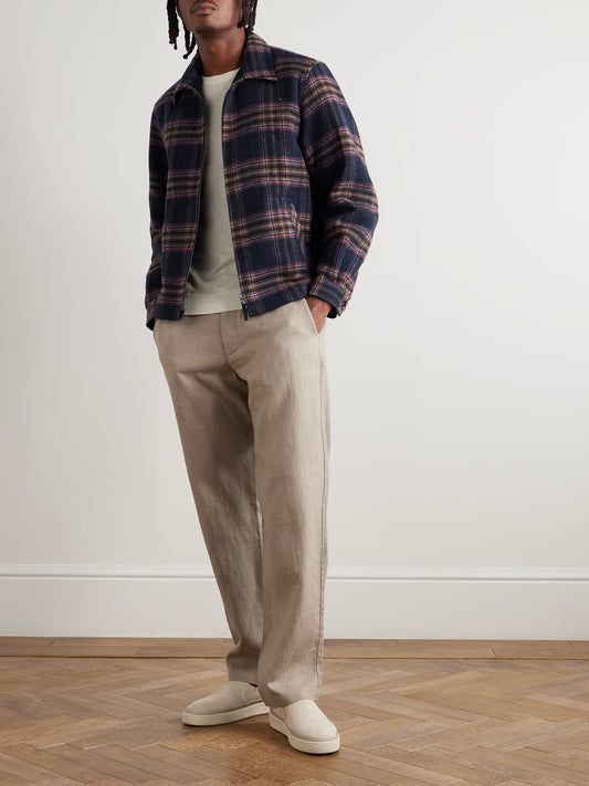 Hartford Dave Wool Blend Full Zip Jacket