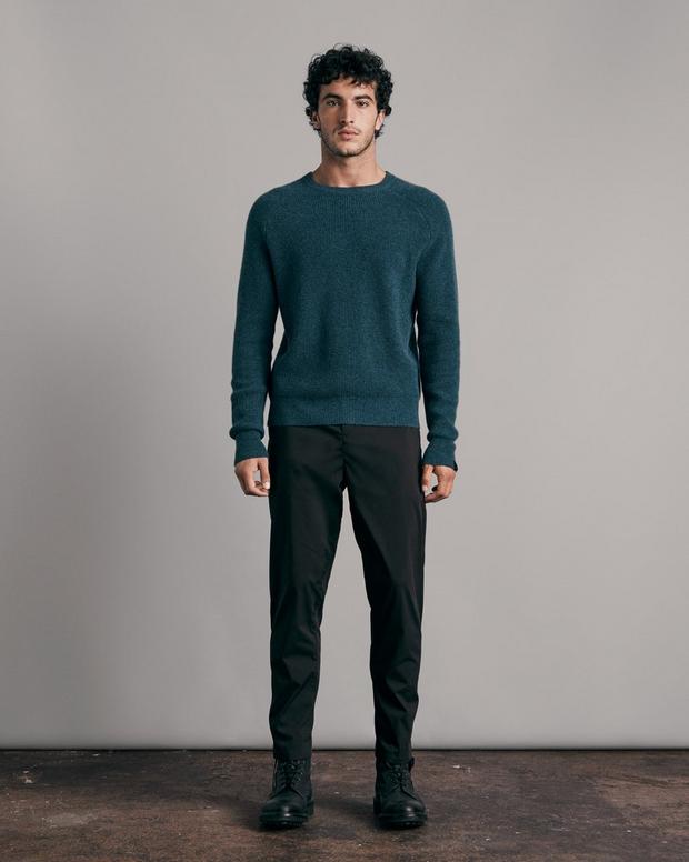 Rag & Bone Haldon Waffle Cashmere Crew
