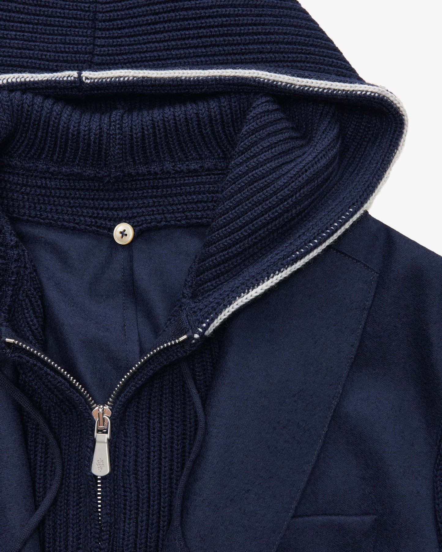 Eleventy Wool Jacket With Bib