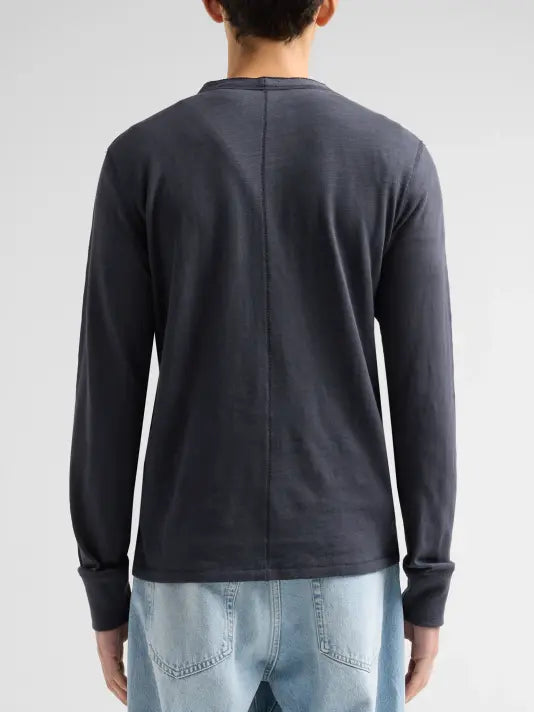 Rag & Bone Classic Flame Henley L/S Tee