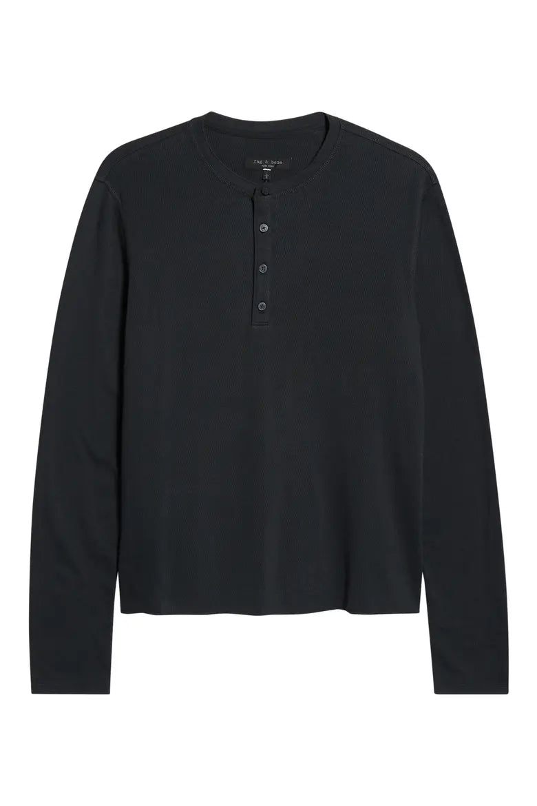Rag & Bone Textured Knit L/S Henley