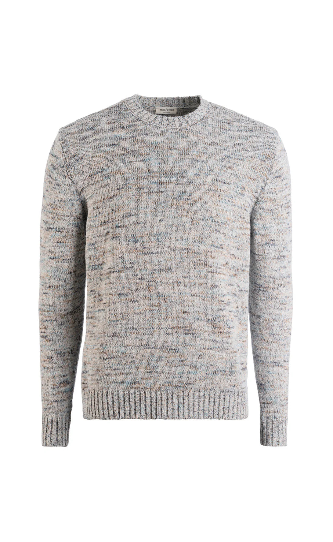 Phil Petter Cotton Linen Mouliné Relaxed FIt Pullover
