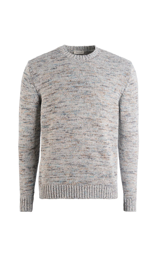 Phil Petter Cotton Linen Mouliné Relaxed FIt Pullover