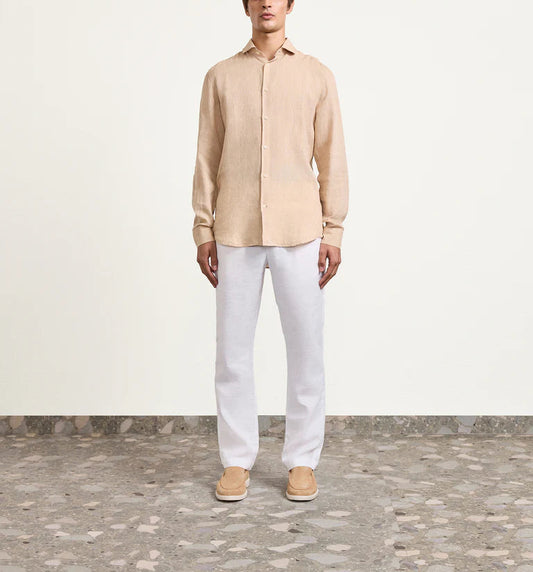 Frescobol Antonio Linen Shirt