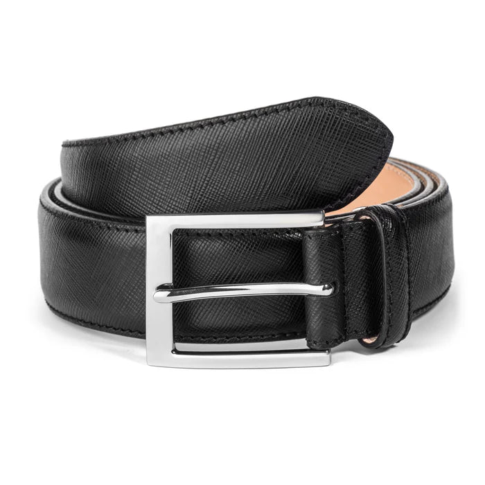 To Boot Saffiano Calf Leather Belt