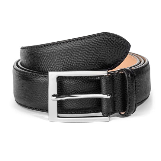 To Boot Saffiano Calf Leather Belt