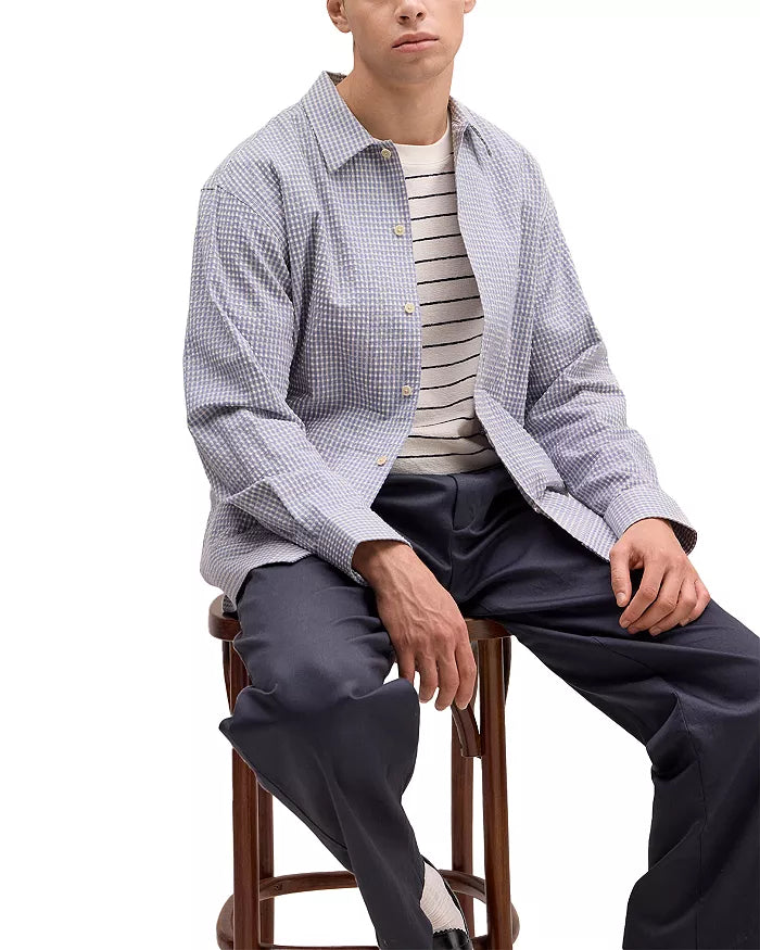 NN07 Reed Seersucker Shirt