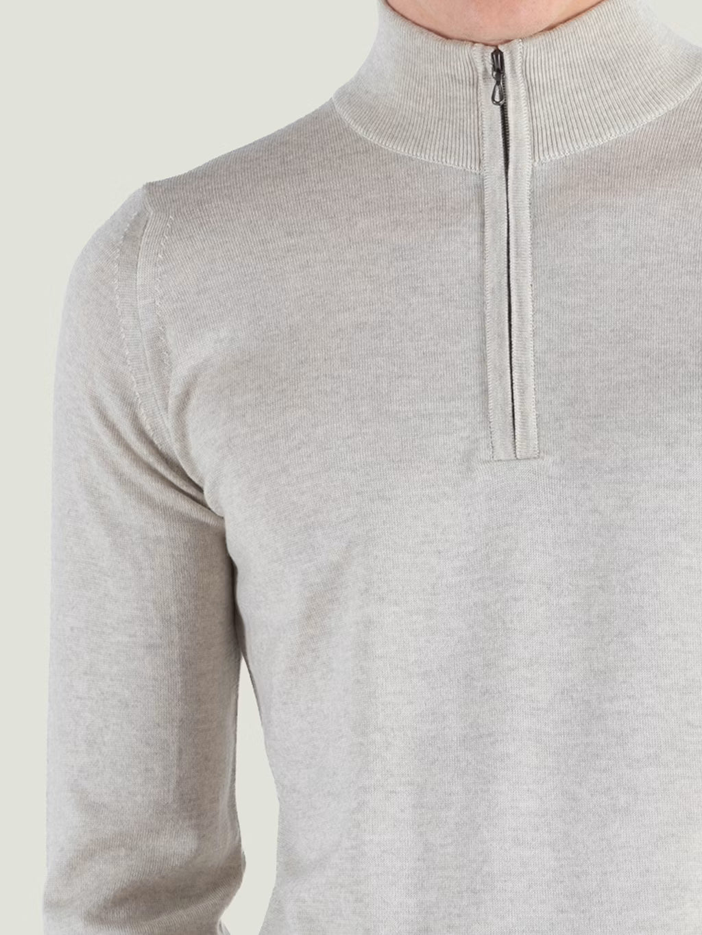 John Smedley Tapton Wool 1/4 Zip Sweater