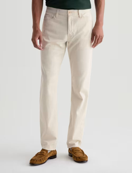 AG Everett Slim Straight Linen Pant