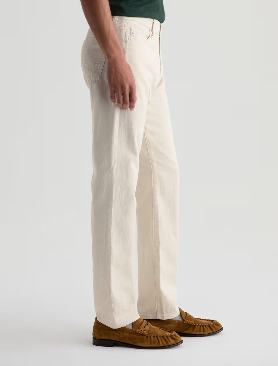 AG Everett Slim Straight Linen Pant