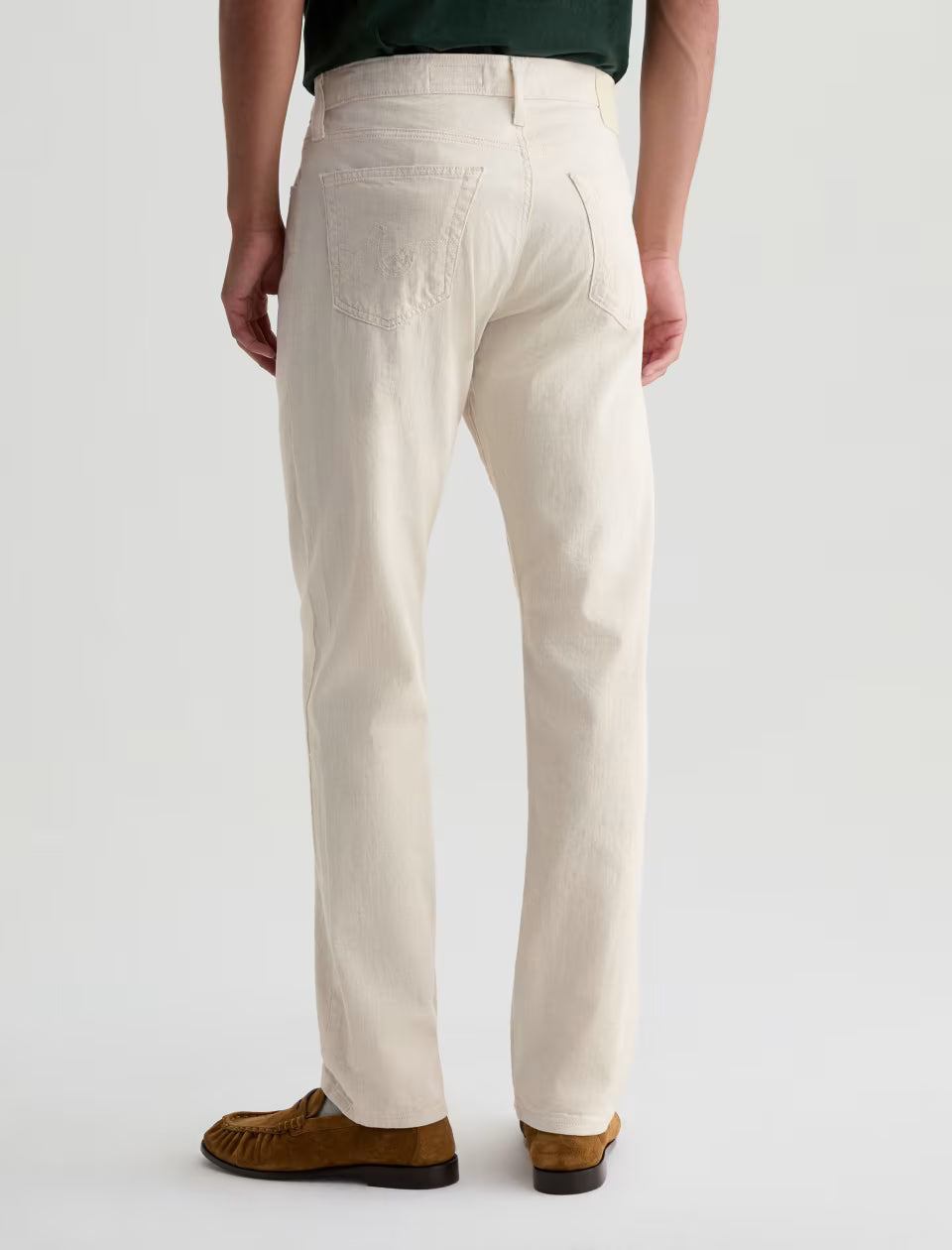 AG Everett Slim Straight Linen Pant