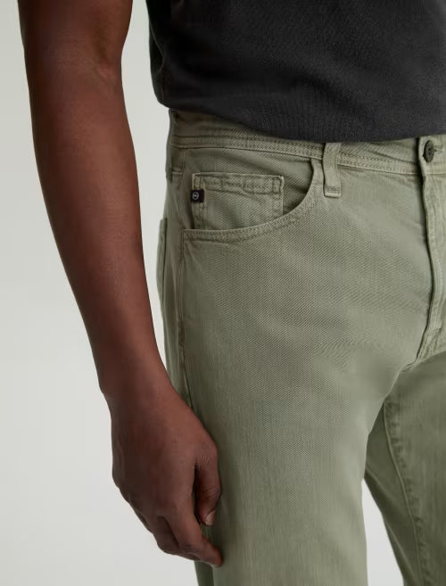 AG Everett Linen Slim Straight Pant