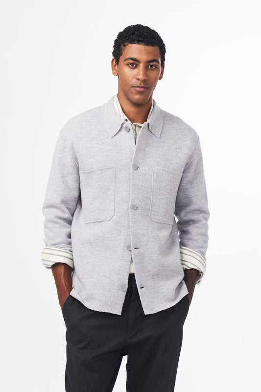 NN07 Jonas Boiles Wool Overshirt