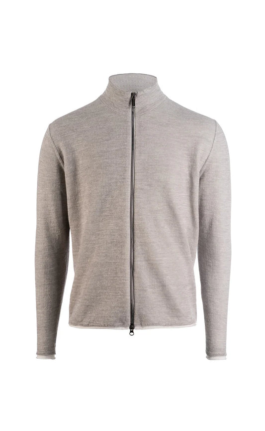 Phil Petter Linen Double Faced Zip Up Jacket