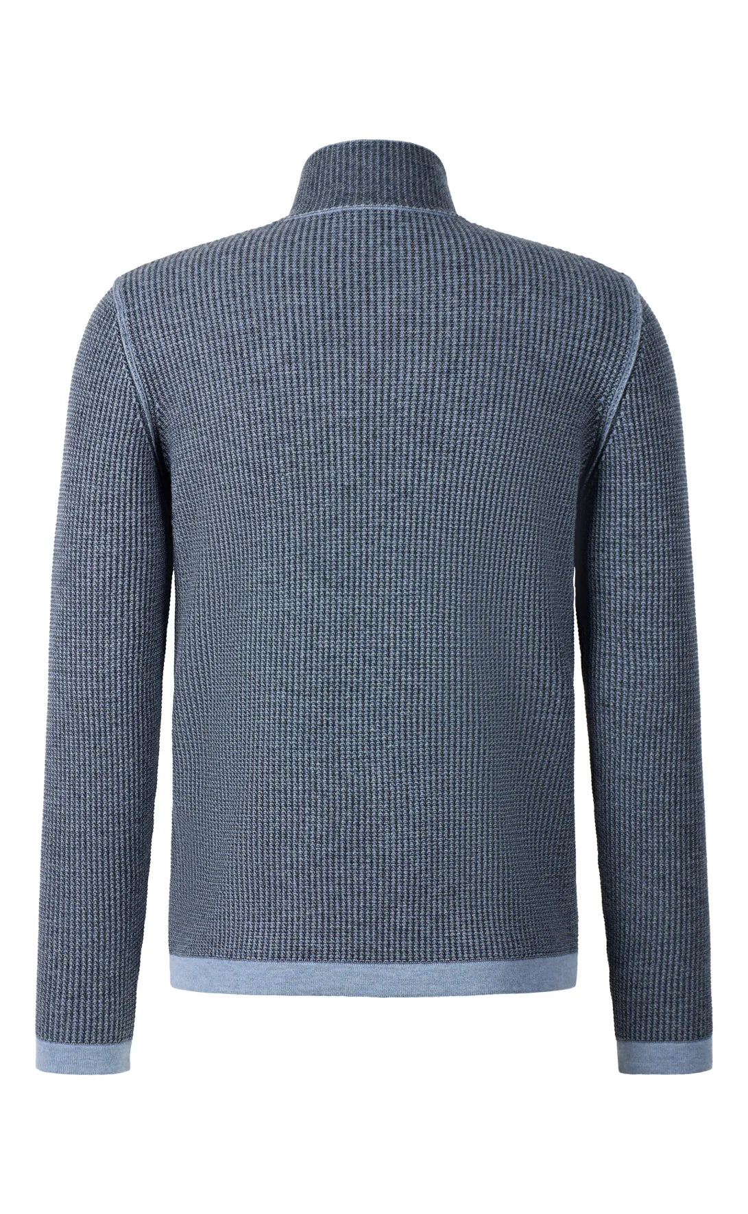 Phil Petter Sporty Two Tone Zip Up Wool Blend Jacket
