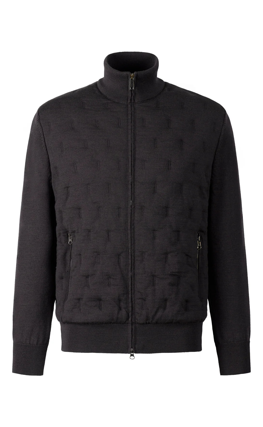 Phil Petter Quilted Merino Wool Cardigan