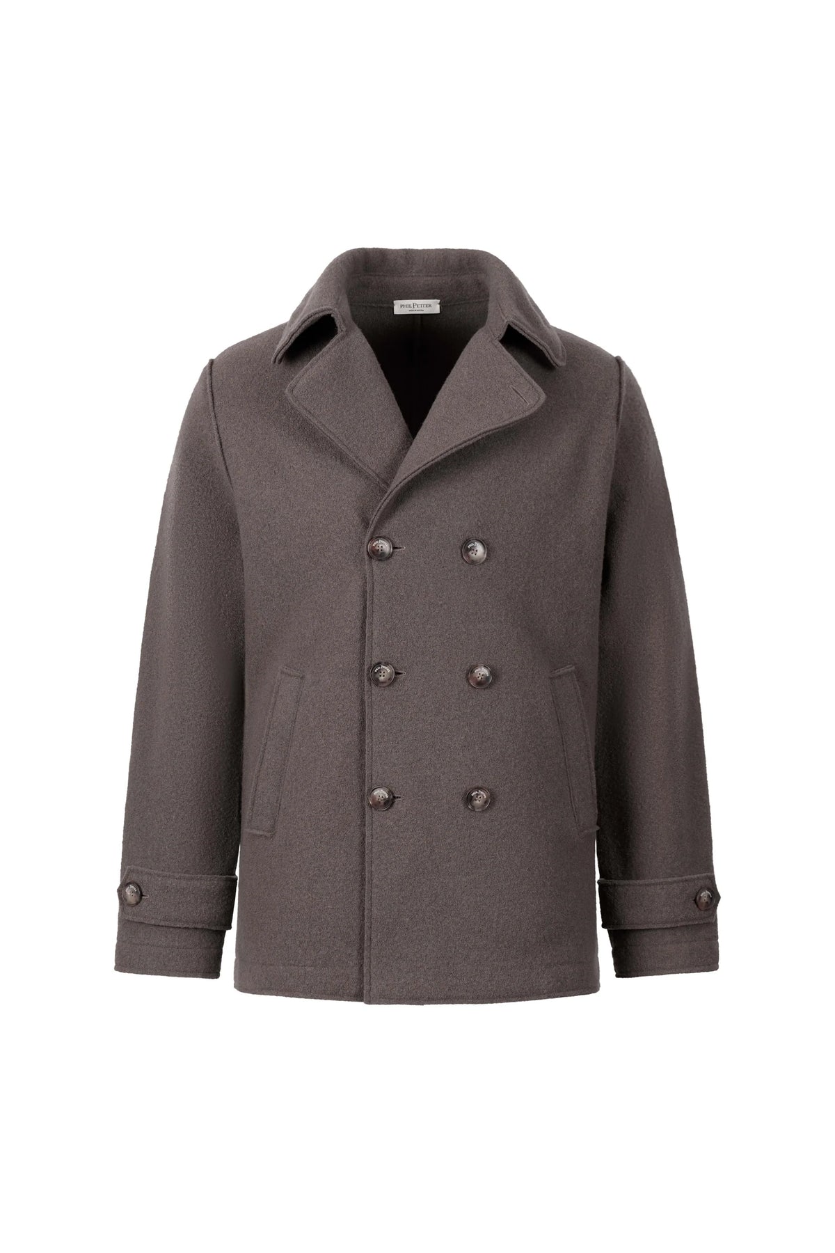 Phil Petter Cabanjacke Relaxed Fit Wool Jacket
