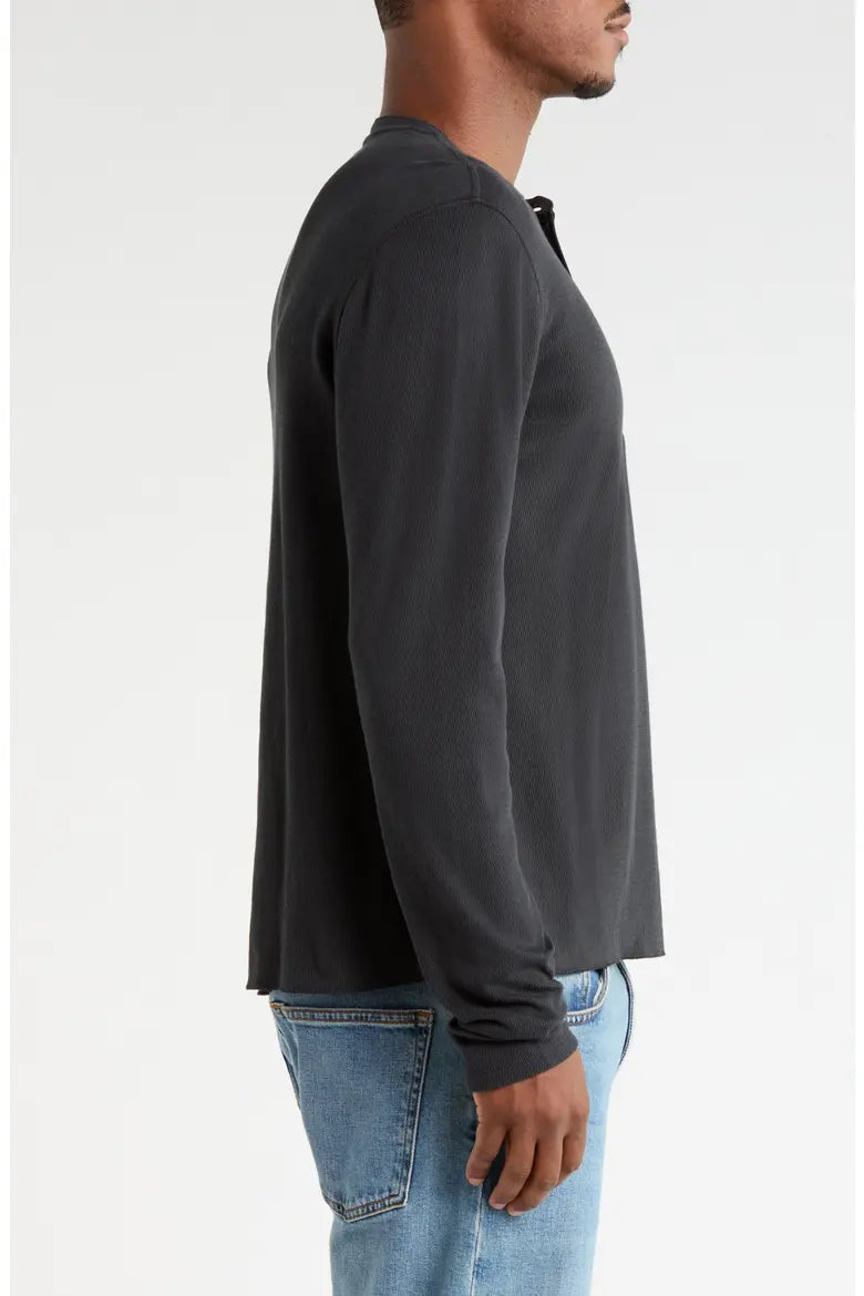 Rag & Bone Textured Knit L/S Henley