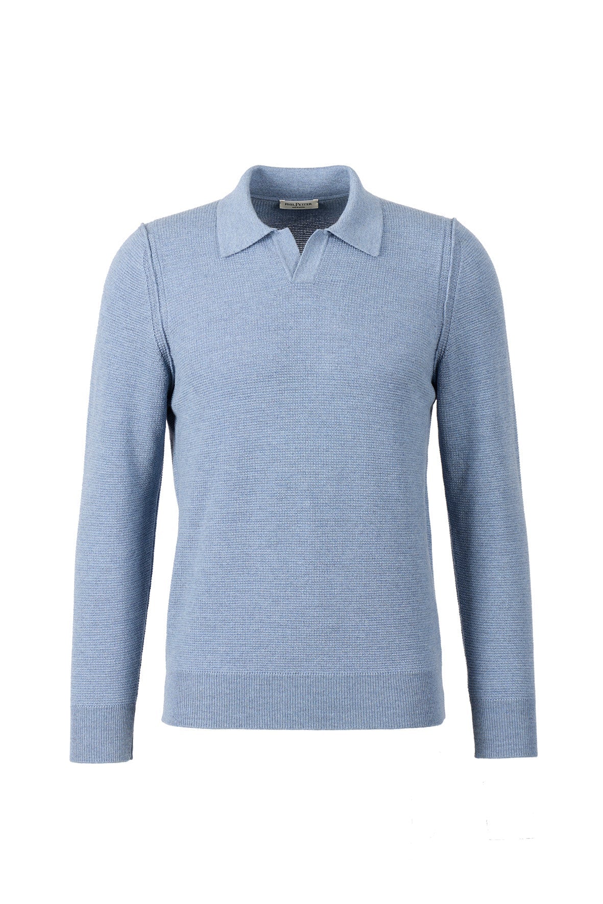 Phil Petter L/S Waffle Wool Polo