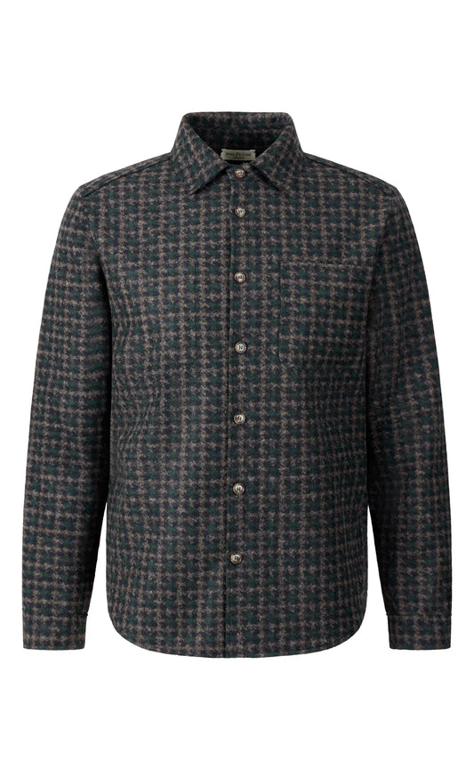 Phil Petter Houndstooth Jersey Overshirt